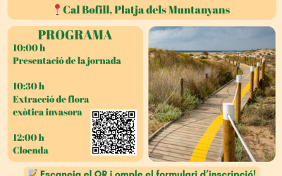 Jornada de voluntariat a l’Espai Natural Protegit Platja de Torredembarra i Creixell